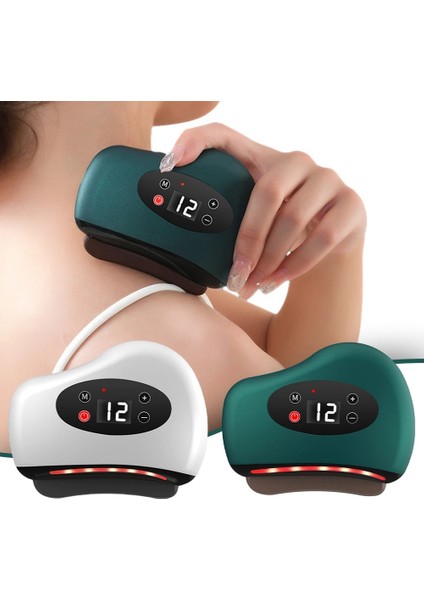 GRADE12 Titreşim Kazıma Tahtası Yüz Gua Sha Elektrikli Taş Kaldırma Masaj Sökücü Nazolabial Kıvrımlar Gevşeme Cihazı Güzellik Yeni (Yurt Dışından) modelleri