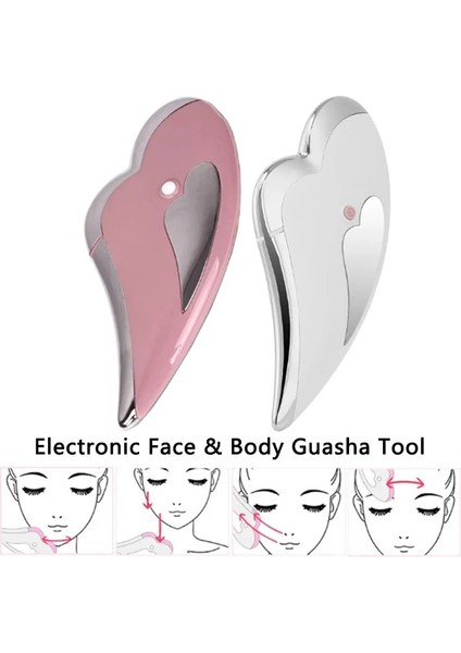 Beyaz Kutu ile Elektrikli Guasha Yüz Masajı Mikro Akımlı Yüz Germe Slimmer Soğuk Çene Sökücü Gua Sha Cilt Bakımı Yüz Masajı Kaldırma Cihazı (Yurt Dışından) fırsatları