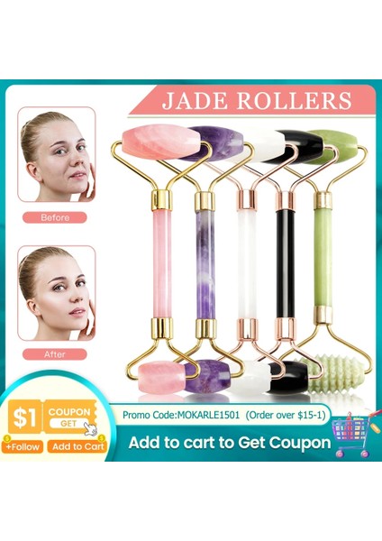 Yeşim Rulo-J Doğal Yüz Masajı Guaj Kazıyıcı Yüz Masajı Yeşim Rulo Guasha Kazıyıcı Yüz Microniddle Rulo Yüz Gua Sha (Yurt Dışından) modelleri