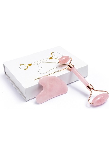 Koyu Yeşil A Bo Gül Kuvars Yeşim Rulo Masaj Guaj Kazıyıcı Yüz Cilt Bakımı Aracı Doğal Vücut Gua Sha Güzellik Yüz Germe Masaj Rulosu (Yurt Dışından) indirimleri