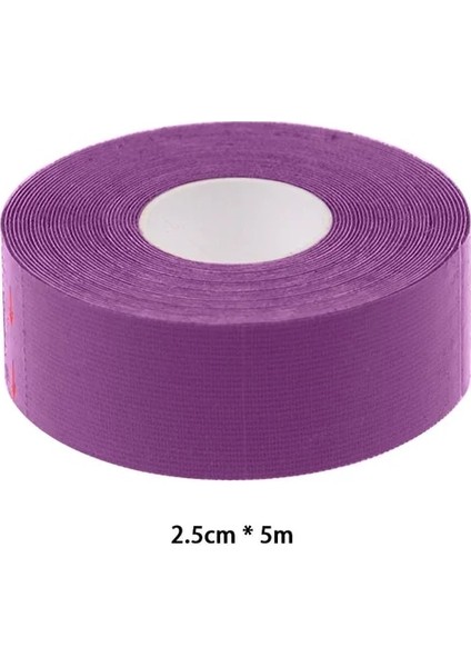 Mor 2.5 cm x 5 m 5m Yüz Bakımı Kinesiyoloji Bandı 2.5/5cm (Yurt Dışından)