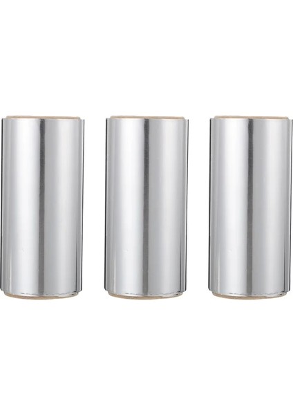 Gümüş 3 Rulo Perma Kalay Folyo Vurgulama Alüminyum Saç Şekillendirme Araçları Tırnak Büyük Salon (Yurt Dışından)