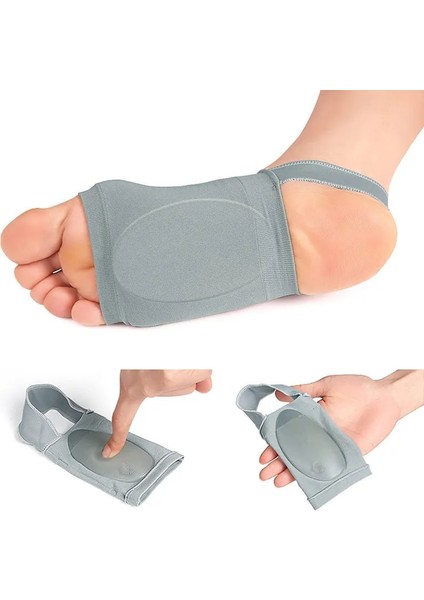 1 Çift C Arch Destek Kol Plantar Fasiit Desteği Fasiit Topuk Dikeni Kayışı Ayak Ağrısı Düz Ayak Ağrıyı Rahatlatmak Kol Çorap Orthoticpad (Yurt Dışından)