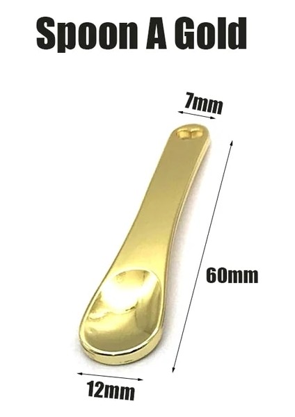 Kaşık A Altın Göz Kremi Masaj Sopası Paslanmaz Çelik Aplikatör 1 Adet (Yurt Dışından)