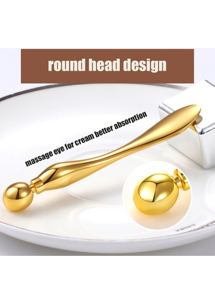 Kaşık A Altın Göz Kremi Masaj Sopası Paslanmaz Çelik Aplikatör 1 Adet (Yurt Dışından) indirimleri