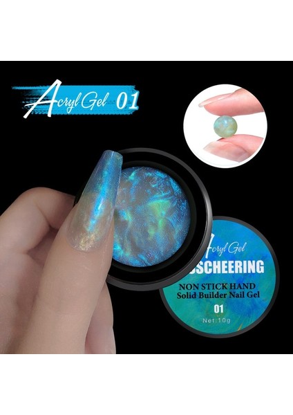1 Adet Çin 10G Hızlı Aurora Yapı Uzatma Tırnak Kalıp Ucu Tam Kapak Tırnak Formları Uv Jel Uzatma Aracı Tırnak Finge Yanlış Uzun Dıy Araçları (Yurt Dışından)