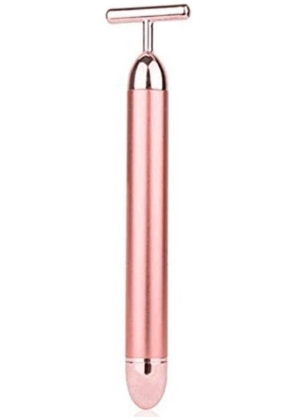 01 Yüz Masaj Rulo Elektrikli 3D Rulo ve 24K Yüz Darbe T Şekli Masaj Seti (Yurt Dışından)