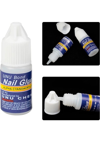 2 (5 Adet) 5 Adet Nail Art Tutkal Hızlı Kuruyan Yapıştırıcı Yanlış Ipuçları Uv Akrilik Taklidi Sıvı Dekorasyon Zarar Vermez Tırnak Manikür Aracı 3g (Yurt Dışından) fiyatları