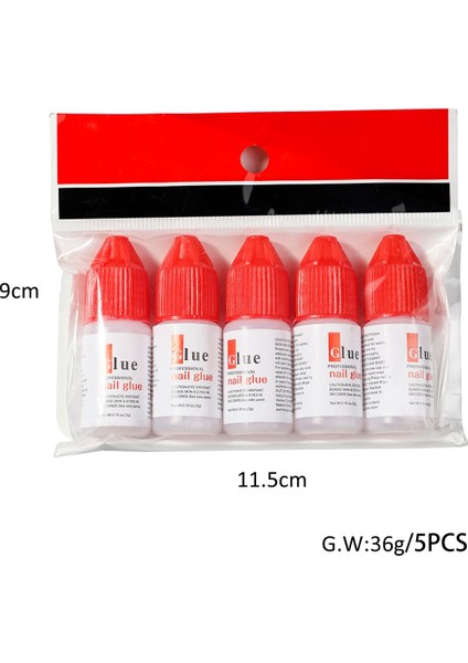 2 (5 Adet) 5 Adet Nail Art Tutkal Hızlı Kuruyan Yapıştırıcı Yanlış Ipuçları Uv Akrilik Taklidi Sıvı Dekorasyon Zarar Vermez Tırnak Manikür Aracı 3g (Yurt Dışından) modelleri