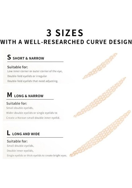 3 Kutu S Unny Kendinden Yapışkanlı Şeffaf Bej Şerit Göz Kapağı Bandı (Yurt Dışından) indirimleri