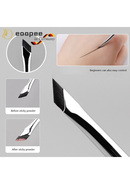 Vahşi Kaş 1 Adet Yeni Yükseltme Bıçaklı Eyeliner Fırçası Ultra Ince Ince Açılı Düz Kaş Fırçası Gözlerin Altında Yer Makyaj Fırçası Hassas Detay Fırçası (Yurt Dışından) fiyatları