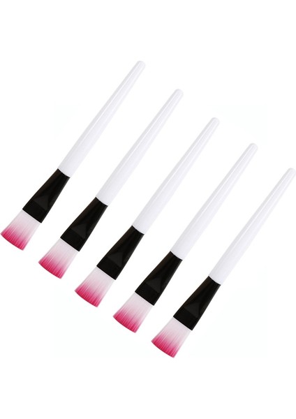 5 Adet 1/5/10 Adet Beyaz Saplı Fiber Göz Yüz Cilt Bakımı Fırçası(Yurt Dışından)