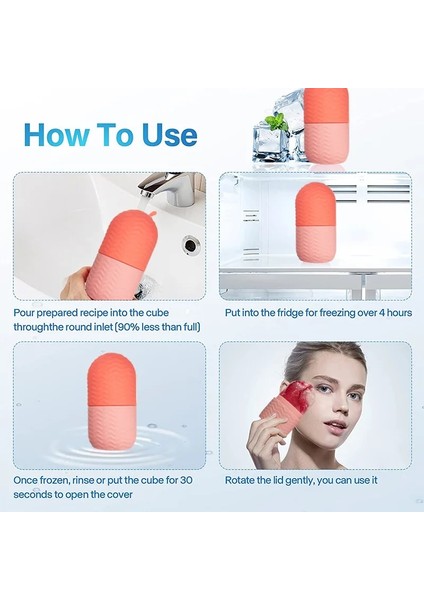 Turuncu Silikon Buz Yüz Rulo Cilt Bakımı Güzellik Kaldırma Şekillendirme Araçları Buz Küpü Tepsileri Buz Küre Topları Yüz Masajı Cilt Bakımı Aracı (Yurt Dışından) modelleri