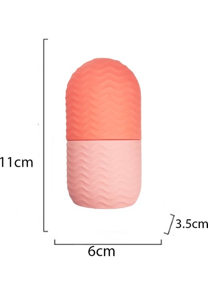 Turuncu Silikon Buz Yüz Rulo Cilt Bakımı Güzellik Kaldırma Şekillendirme Araçları Buz Küpü Tepsileri Buz Küre Topları Yüz Masajı Cilt Bakımı Aracı (Yurt Dışından) fırsatları