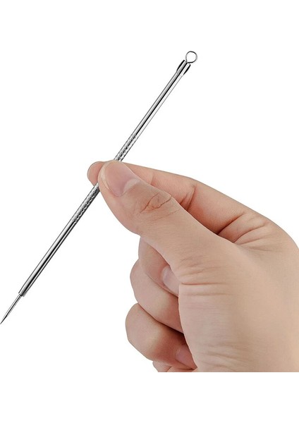 B Siyah Nokta Sivilce Siyah Nokta Remover Aracı Iğneler Sıkma Akne Araçları Yüz Temizleme Için Kaşık Komedon Çıkarıcı Gözenek Temizleyici (Yurt Dışından)