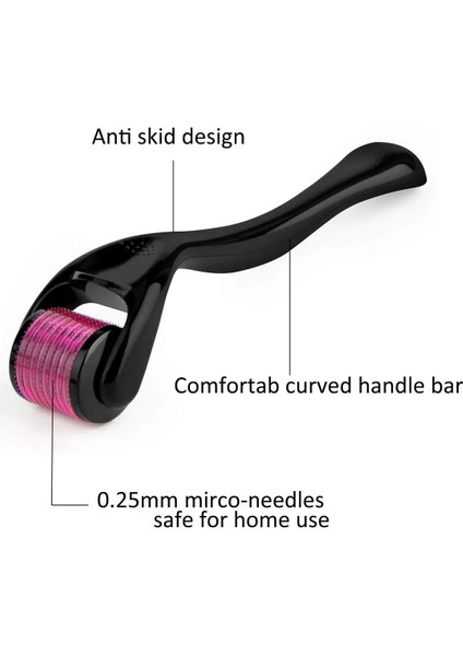 0.25MM 540 Derma Rulo Yüz Mikro Iğneleme 0.2/0.3mm Iğneler Uzunluğu Titanyum Dermoroller Mesoroller Saç Için (Yurt Dışından) indirimleri