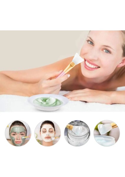 Sarı Silikon Yüz Maskesi Fırça Yüz Cilt Bakımı Aracı Yumuşak Başlı Dıy Çamur Filmi Ayarlama Fırçası Eğimli Kuyruk Yüz Güzellik Araçları Uygulayın (Yurt Dışından) fırsatları