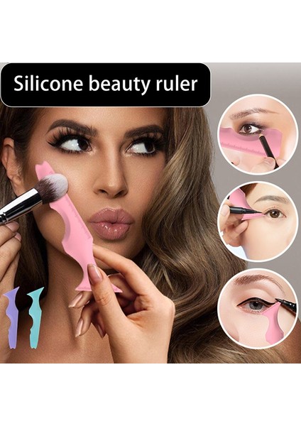 Tip 3 Silikon Eyeliner Cetvel Göz Makyajı Şablon (Yurt Dışından) fiyatları