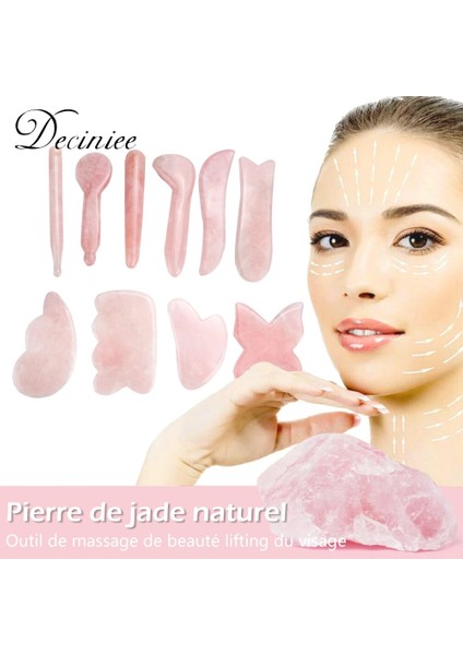 Pembe Dalga Şekli Doğal Gül Kuvars Yeşim Gua Sha Taş Kurulu Masaj Gua Sha Kazıyıcılar Kurulu Plaka Yeşim Yüz Masaj Aracı Yüz Boyun Sırt Vücut Için (Yurt Dışından) fiyatları