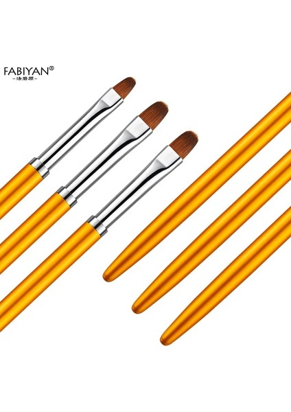 A2 7 9 11MM 3 Adet Metal Yuvarlak Üst Tırnak Sanat Uv Jel Uzatma Boyama Astar Fırçaları Çizim Çiçek Petal Kalem Seti Manikür Alet Takımı (Yurt Dışından) indirimleri