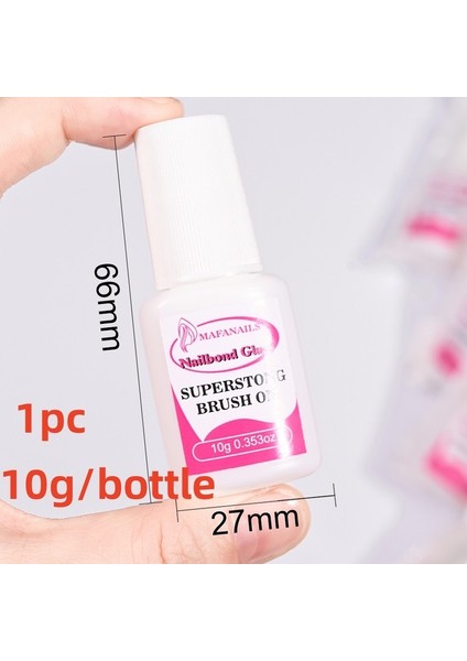 2 Çin 5 Adet/takım Süper Güçlü Fırça Nailbond Tutkal Çok Fonksiyonlu Tırnak Jel Yanlış Ipuçları ve Uv Akrilik Rhinestones Dekor Manikür Aracı 10G (Yurt Dışından)