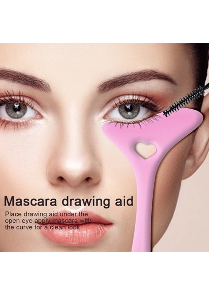Sarı Silikon Eyeliner Makyaj Şablonları Kanat Ipuçları Marscara Çizim Ruj Giyen Yardım Yüz Kremi Maskesi Aplikatör Makyaj Güzellik Aracı (Yurt Dışından)