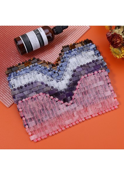 3 100% Doğal Yeşim Gül Kuvars Göz Maskesi (Yurt Dışından) modelleri