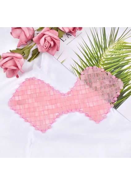 3 100% Doğal Yeşim Gül Kuvars Göz Maskesi (Yurt Dışından) fırsatları