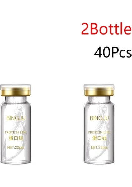 2 Şişe 40 Adet 20-100 Adet/şişe Kollajen Protein Ipek Iplik Hattı Kaldırma Yüz Kaldırma Özü Emilebilir Gözenekleri Kaldırmak Anti-Aging Yüz Serumu (Yurt Dışından)