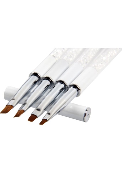 Düz Bqan Tırnak Fırçası Düz 2 #4 #6 #8 # Boyama Fırçası Dıy Tasarım Tırnak Resim Fırçası Taklidi Akrilik Jel Uv Lehçe Ipuçları 3D Çizim Araçları (Yurt Dışından) fırsatları