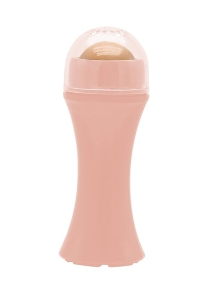 PINK02 Yüz Yağ Emici Rulo Volkanik Taş Leke Çıkarıcı Yüz T-Bölgesi Yağ Çıkarma Haddeleme Çubuk Topu Yaz Yüz Parlak Değiştirme (Yurt Dışından)