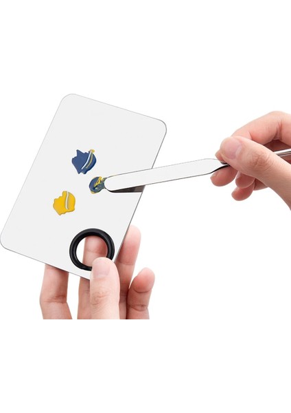 B 304 Paslanmaz Çelik Makyaj Spatula Paleti Çift Kafaları Makyaj Toner Spatula Karıştırma Çubuğu Tepsisi Vakıf Krem Blender Yumurta Süngeri (Yurt Dışından) fiyatları