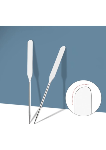 B 304 Paslanmaz Çelik Makyaj Spatula Paleti Çift Kafaları Makyaj Toner Spatula Karıştırma Çubuğu Tepsisi Vakıf Krem Blender Yumurta Süngeri (Yurt Dışından) modelleri
