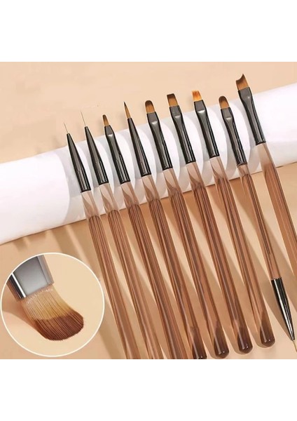 A01 1 Adet Tırnak Resim Fırçası Akrilik Uv Jel Uzatma Boyama Fırça Kalem Tırnak Fransız Çizgili Çizgiler Dıy Manikür Aksesuarları Aracı (Yurt Dışından)