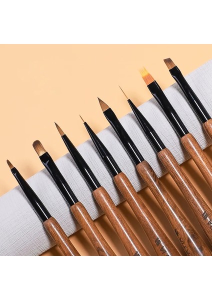 MS10 Akrilik Fransız Şerit Tırnak Sanat Astar Fırçası 3D Manikür Ultra-Ince Çizgi Cetvel Kalemi Uv Jel Fırçalar Gravür Boyama Araçları (Yurt Dışından) fiyatları