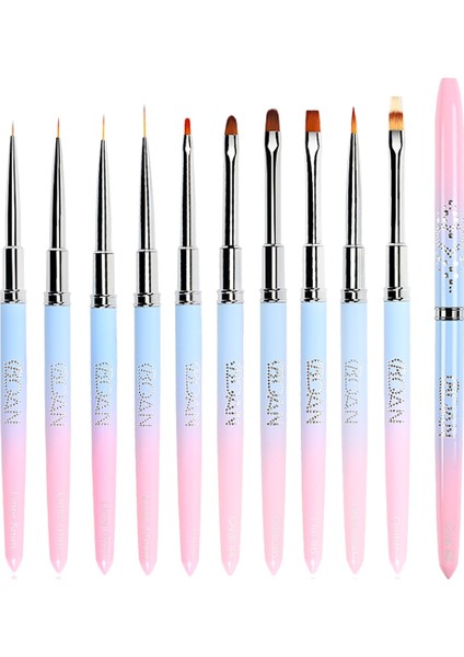 Izgara Bqan Tırnak Resim Fırçası Uv Jel Uzatma Fırçası Astar Boyama Fırça Astar Çizim Tırnak Fırçaları Çivi Kalem Manikür Tırnak Sanat Araçları (Yurt Dışından) modelleri