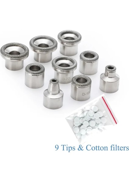 9 Ipuçları 9 Pcs Mikrodermabrazyon Uçları ve 3 Değnek Dermabrazyon Yedek Uçları Pamuk Filtreli Mikrodermabrazyon Makinesi Aksesuarları (Yurt Dışından)