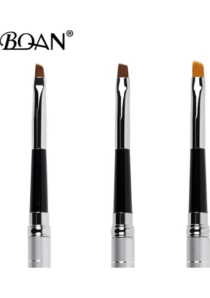 Boyutu 4 Bqan Tırnak Fırçası Tasarım 1 Adet #2#4#6#8#10 Eğik Kafa Metal Saplı Naylon Saç Tırnak Jeli Fırçası Tırnak Sanat (Yurt Dışından) indirimleri