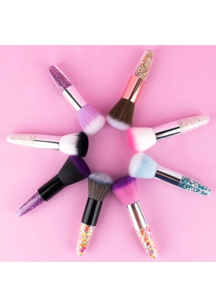 Mavi Tırnak Resim Fırçası Tırnak Tozunu Kaldır Fırça Akrilik Uv Jel Lehçe Toz Temizleme Aracı Güzellik Makyaj Fırçaları Manikür Aksesuarları (Yurt Dışından) fiyatları