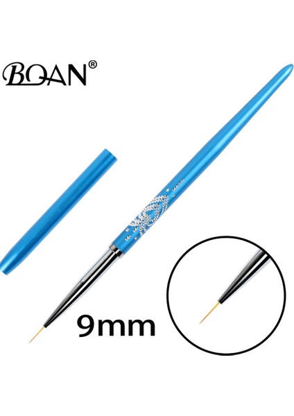 7mm Bqan 5/7/11MM Mavi Nail Art Şerit Çizgileri Astar Boyama Kedi Göz Fırçası Akrilik Uv Jel Uzatma Oluşturucu Çizim Kolu Kalem (Yurt Dışından) fırsatları