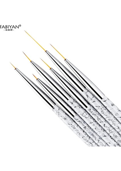 7 11 15MM 3 Adet Tırnak Resim Fırçası Çizim Boyama Çiçek Astar Kalem Mermer Desen Kolu Uv Jel Lehçe Manikür Alet Takımı 5/7/9mm 11/15/20MM (Yurt Dışından) fırsatları