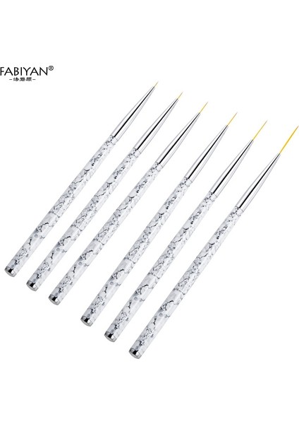 7 11 15MM 3 Adet Tırnak Resim Fırçası Çizim Boyama Çiçek Astar Kalem Mermer Desen Kolu Uv Jel Lehçe Manikür Alet Takımı 5/7/9mm 11/15/20MM (Yurt Dışından) indirimleri