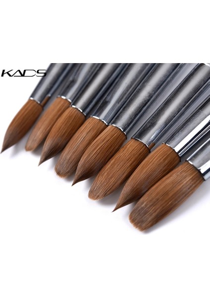 Boyutu 8 Kıvrımlı Kads Kolinsky Akrilik Tırnak Fırçası Manikür Tozu Için Kıvrımlı Yuvarlak Kırmızı Ahşap Saplı Profesyonel Alet Manikür Fırçaları (Yurt Dışından) modelleri