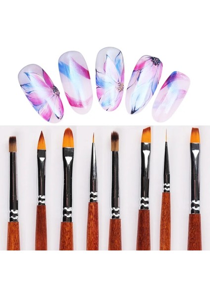 C01 1 Adet Astar Tırnak Sanat Akrilik Sıvı Toz Oyma Uv Jel Uzatma Boyama Fırçası Hatları Astar Cetvel Kalemi Manikür Araçları (Yurt Dışından) modelleri