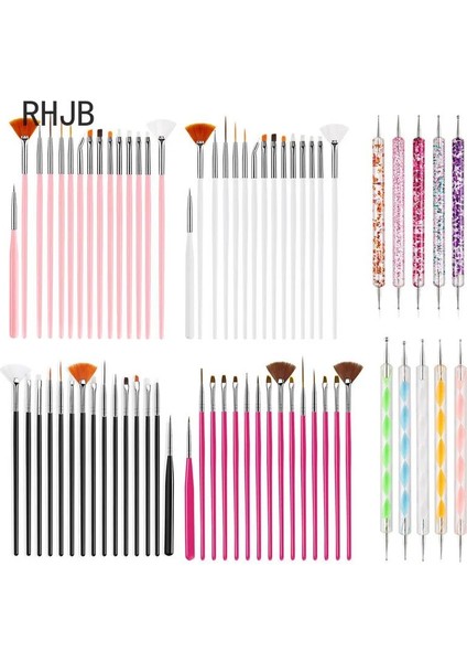 (5 Adet Mix) Color1 Rhjb Yeni Çivi Şeyler Manikür Seti Için Fırçalar Çivi Sanat Aksesuarları Araçları Kitleri Profesyoneller Için Tırnak Malzemeleri Manikür Seti (Yurt Dışından) modelleri