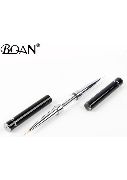 9mm 11MM Bqan Siyah Çift Kafa Kristal Saplı 9MM11MM Çizim Fırçası Astar Fırça Boyama Kalem Jel Lehçe Kristal Tırnak Sanat Manikür Araçları (Yurt Dışından) indirimleri
