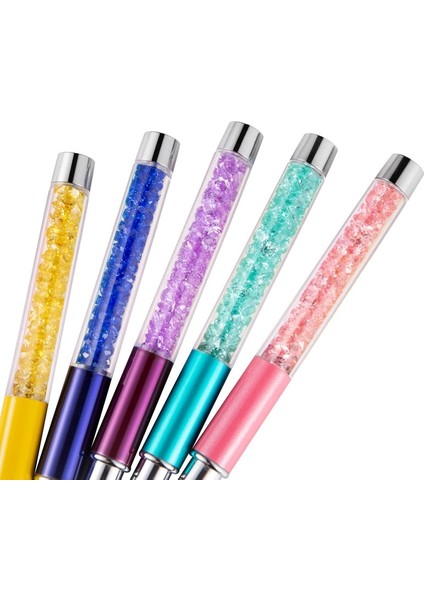 Style3-9mm Nail Art Liner Fırça Uv Jel Boyama Kalem Oyma Nail Art Liner 3D Rhinestones Ultra-Ince Çizgi Çizim Kalem Fırça Manikür Araçları (Yurt Dışından) fırsatları