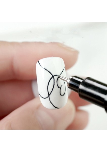 0.2mm 1 Adet Nail Art Graffiti Kalem Siyah Renk Uv Jel Lehçe Tasarım Nokta Boyama Detaylandırma Kalem Fırçalar Dıy Nail Art Süslüyor Araçları 11 Boyutu (Yurt Dışından) fiyatları