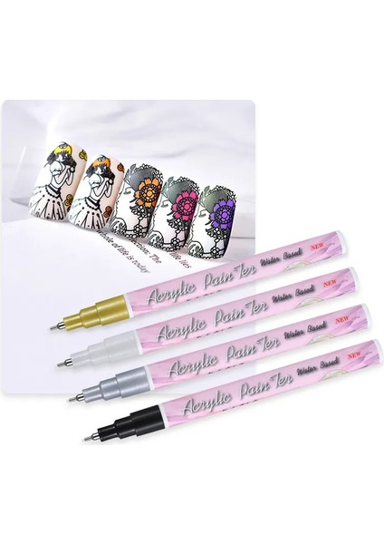 0.2mm 1 Adet Nail Art Graffiti Kalem Siyah Renk Uv Jel Lehçe Tasarım Nokta Boyama Detaylandırma Kalem Fırçalar Dıy Nail Art Süslüyor Araçları 11 Boyutu (Yurt Dışından) indirimleri