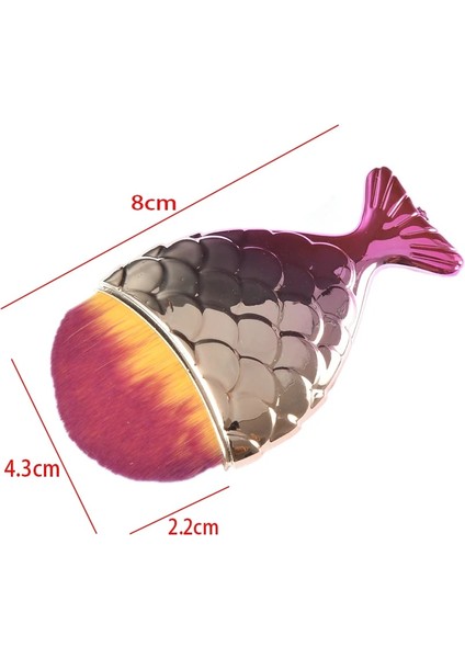 O Tırnak Fırçaları Denizkızı Kuyruğu Yumuşak Temizleme Tozu Tırnak Bakımı Için Balık Kuyruğu Kozmetik Fırçalar Tırnak Resim Fırçası Güzellik Makyaj Araçları (Yurt Dışından) fiyatları